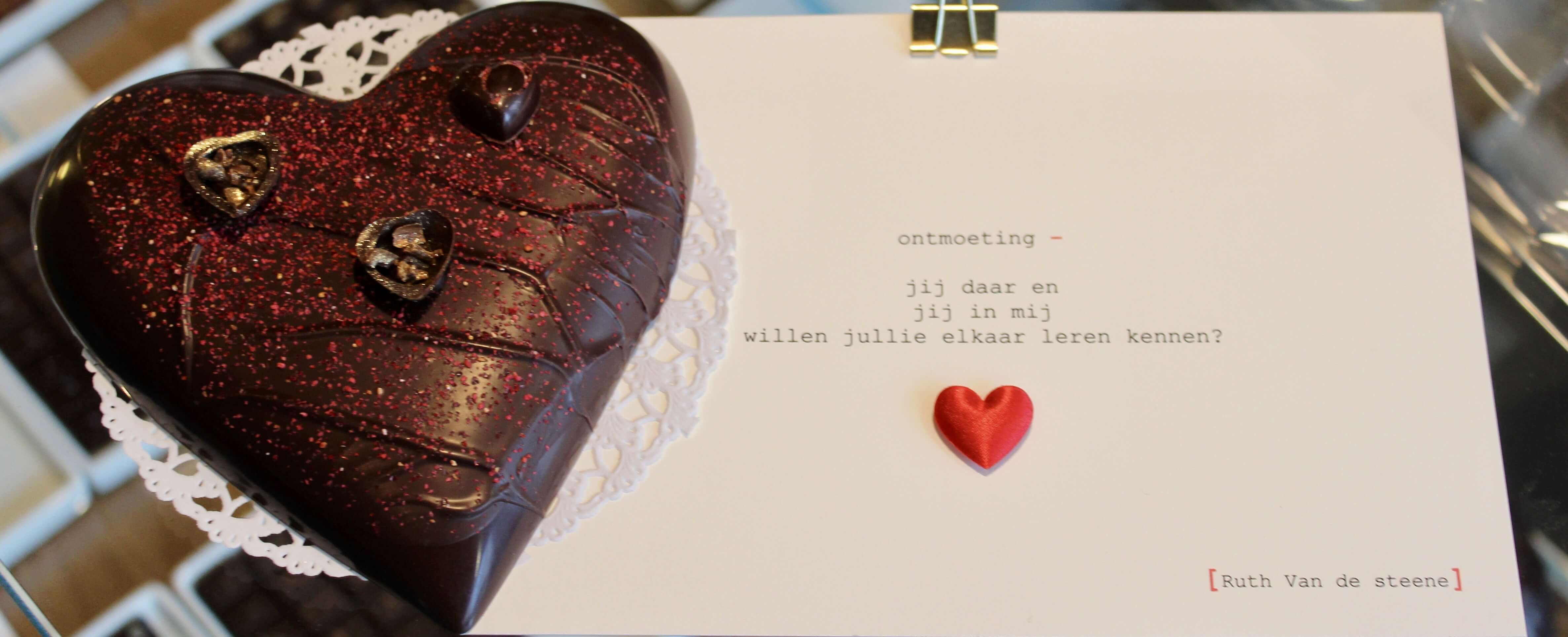 valentine 2019 hilde devolder chocolatier and poetry by ruth van de steen