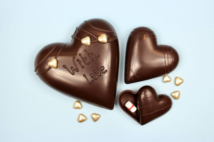 hd ghent matroeska heart dark chocolate valentine 2021 set of 3