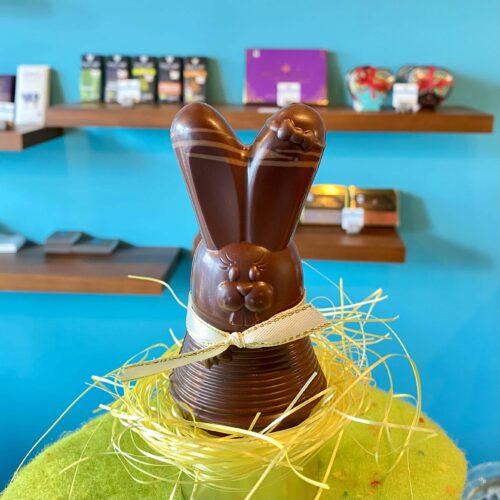 hilde devolder chocolatier easter bunny dark chocolate 14 cm 2024