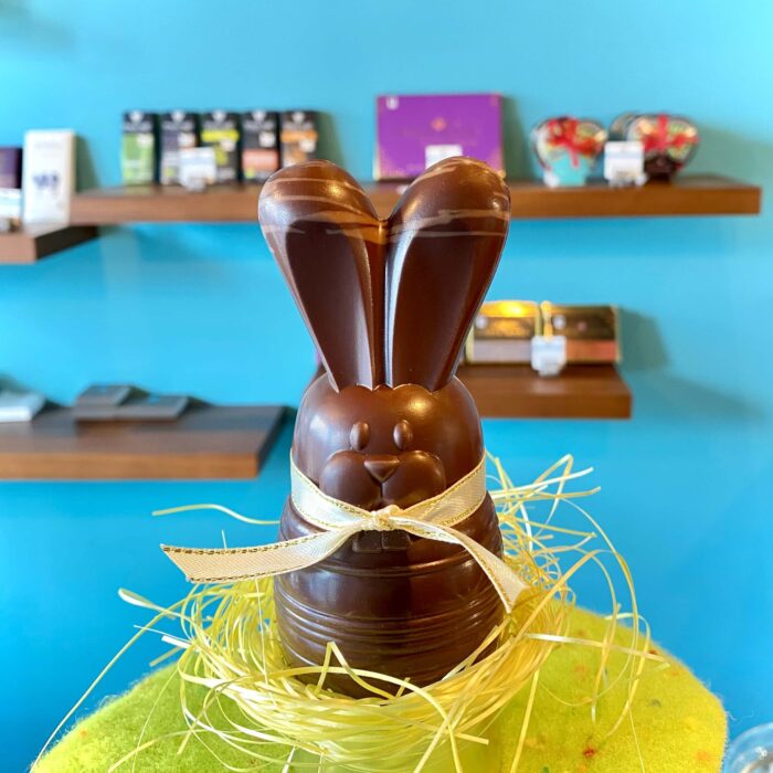 hilde devolder chocolatier easter rabbit dark chocolate 14 cm 2024